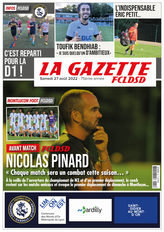 Revue de Presse - LE FCLDSD fait la UNE