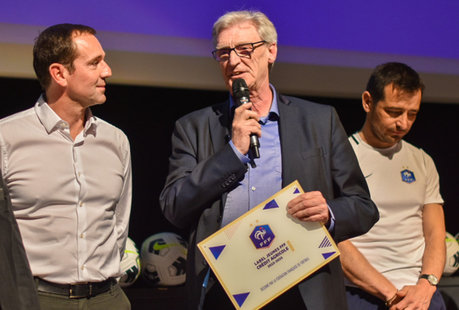 Arsène Meyer, le président du District de Lyon et du Rhône de Football...