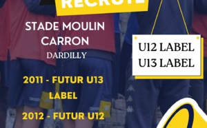 Saison 2023-2024 - U12 Label, U13 Label, U15 D1, U17 D1, les dates de recrutement 