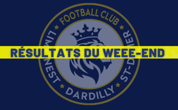Les RESULTATS du week-end - 12 et 13 novembre