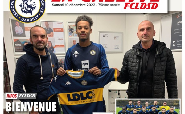 La GAZETTE du FCLDSD - A la UNE samedi 10 décembre